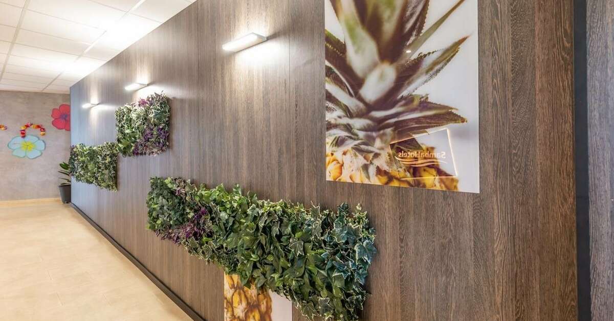 Een foto van het interieur van Hotel Surf-Mar by Samba Hotels