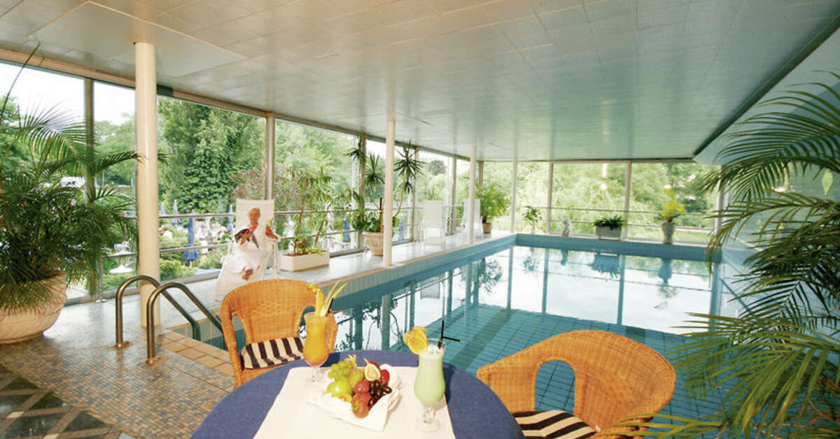 Een foto van het zwembad bij Hotel Seehof Berlin