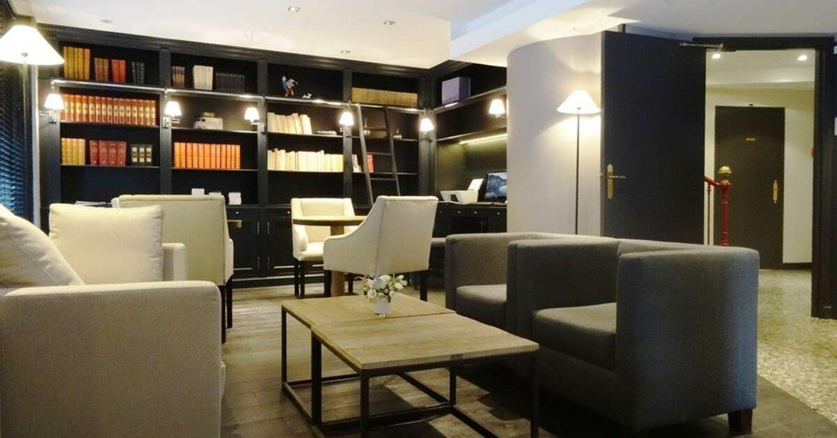 Een foto van het interieur van Hotel Albert 1er Paris