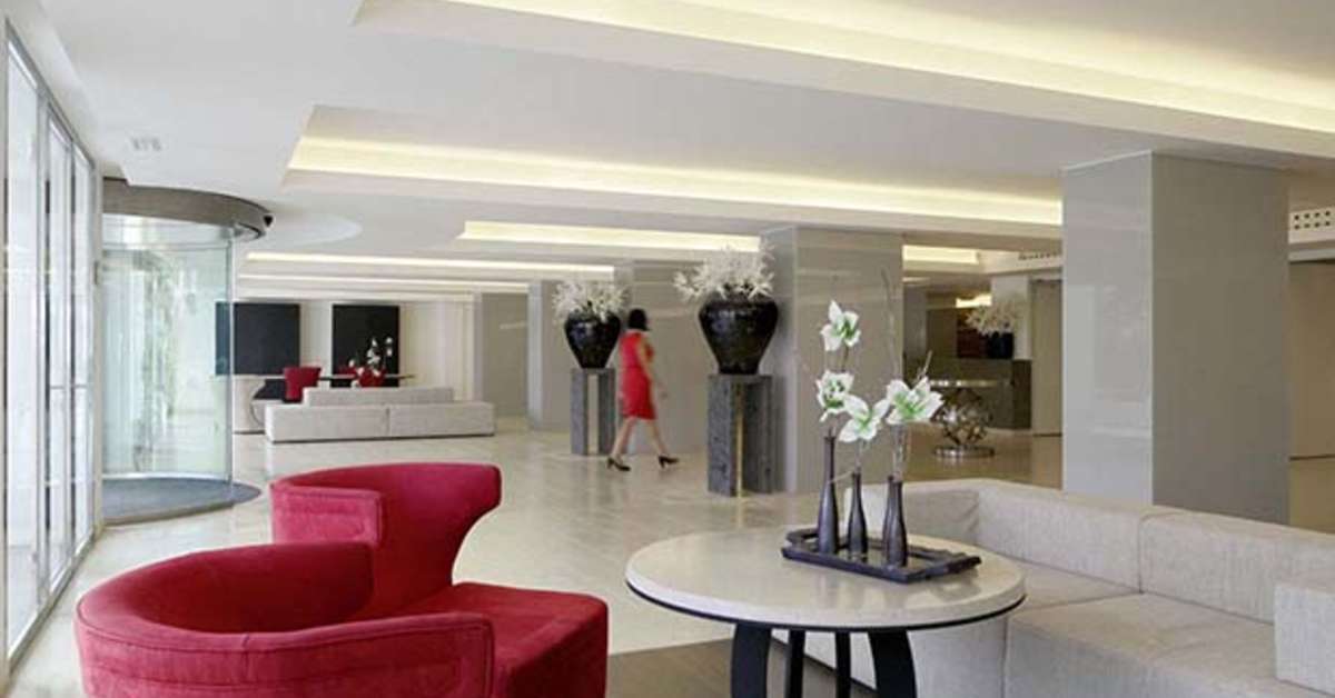 Een foto van het interieur van Allsun Hotel Bahia del Este