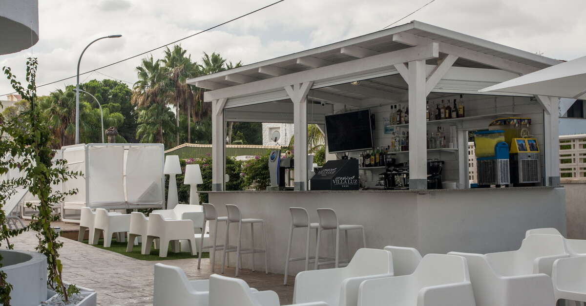 Een foto van het terras bij Villa Luz Family Gourmet & All Exclusive Hotel