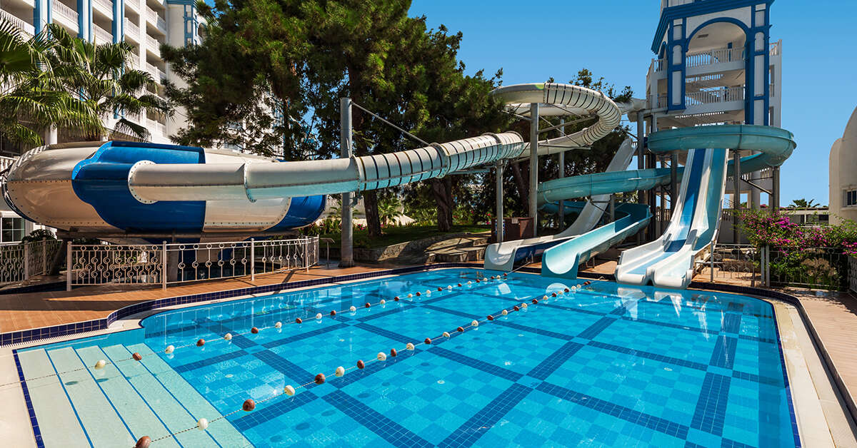 Een foto van het zwembad bij Rubi Platinum Spa Resort & Suites