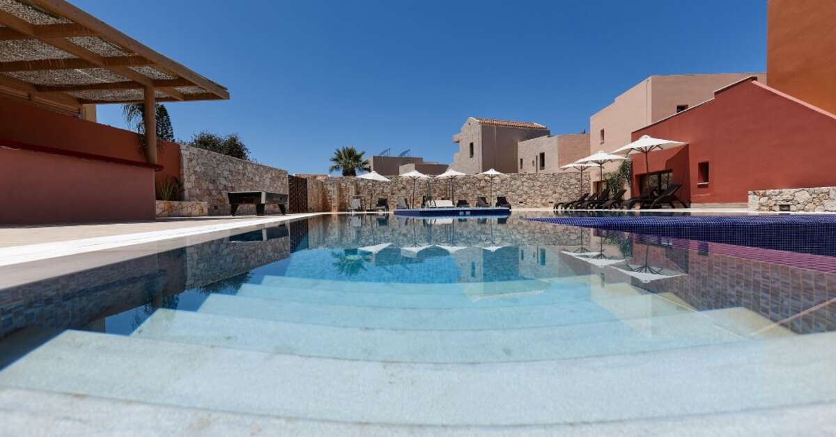 Ein Foto vom Pool im Esperides Resort Crete