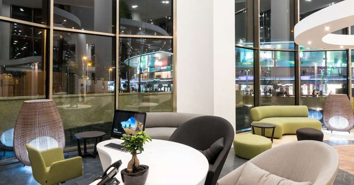 Een foto van het interieur van GF Victoria