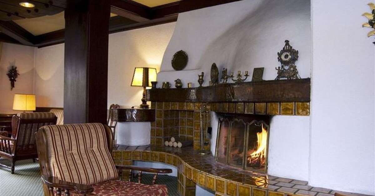 Een foto van het interieur van Parkhotel Kirchberg