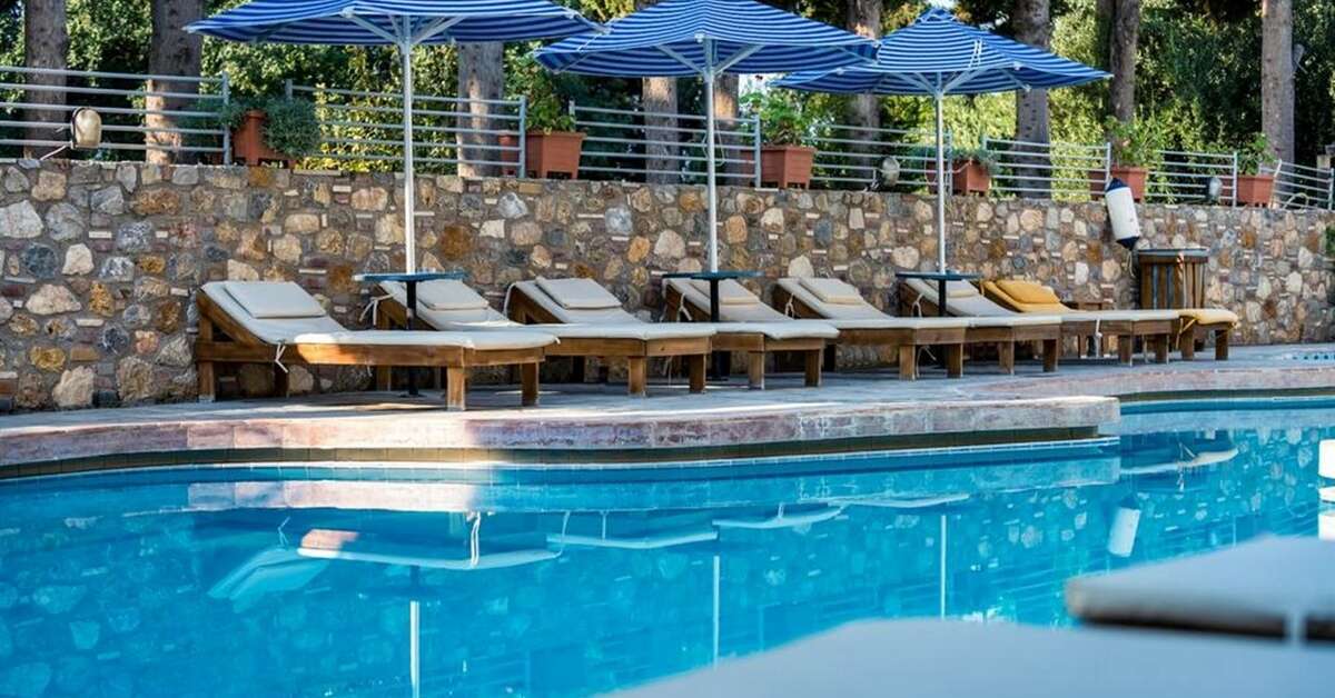 Een foto van het zwembad bij Sunny Days Hotel & Appartementen
