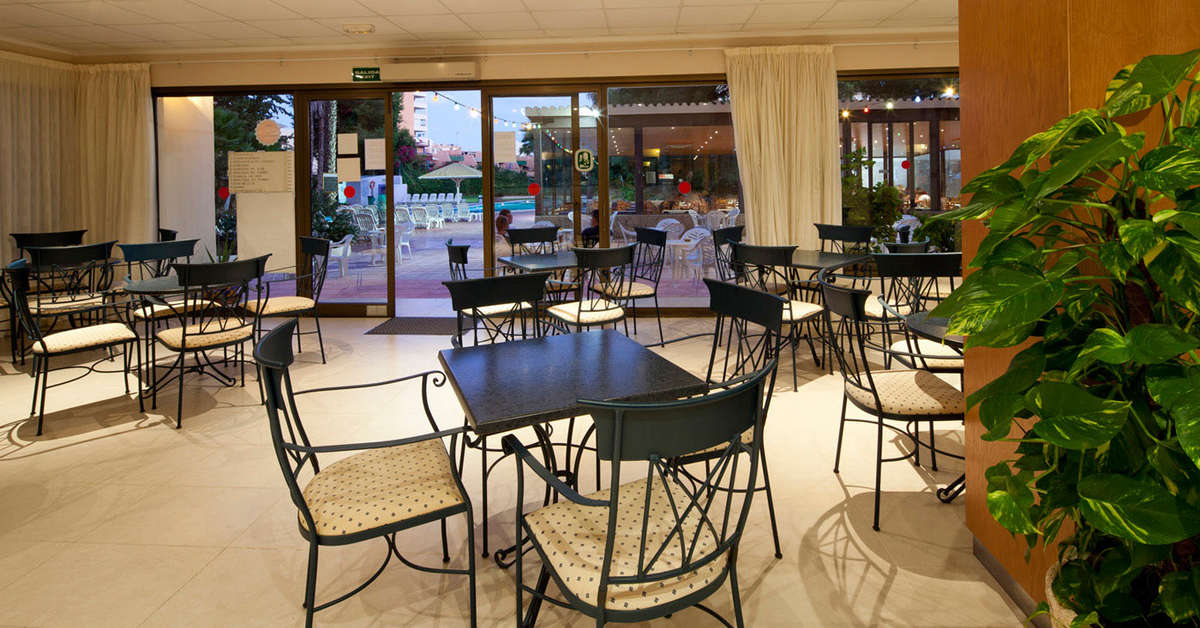 Een foto van het interieur van Hotel Can Bossa