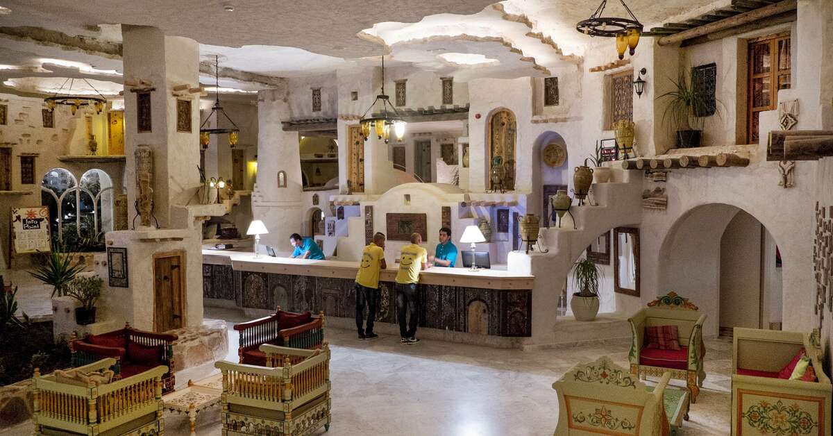 Een foto van het interieur van Hotel Meridiana