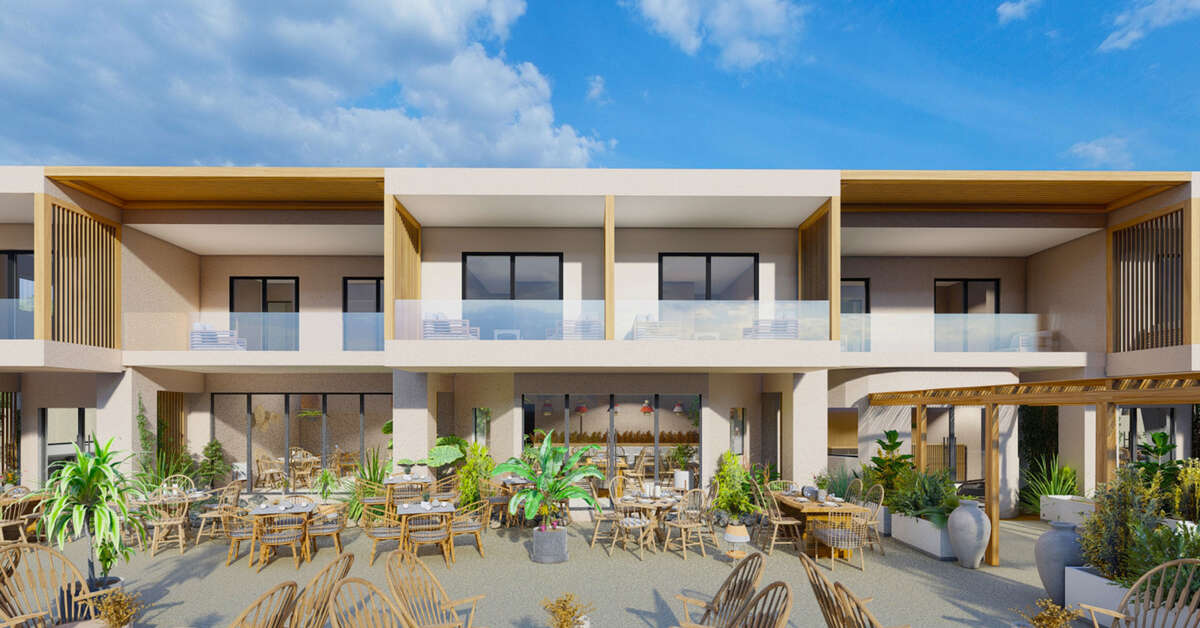 Een foto van het terras bij The Nest Resort
