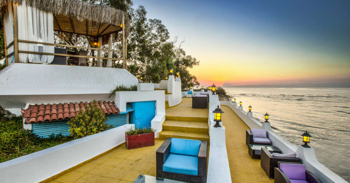 Een foto van het terras bij Merit Cyprus Garden