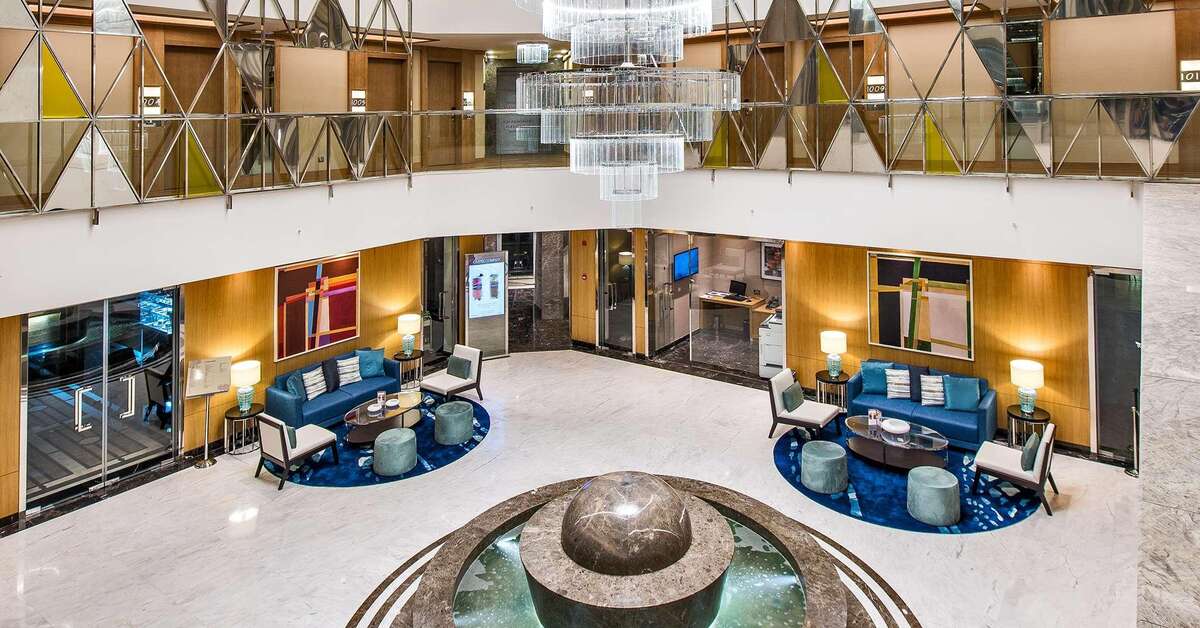 Een foto van het interieur van Elite World Marmaris Hotel