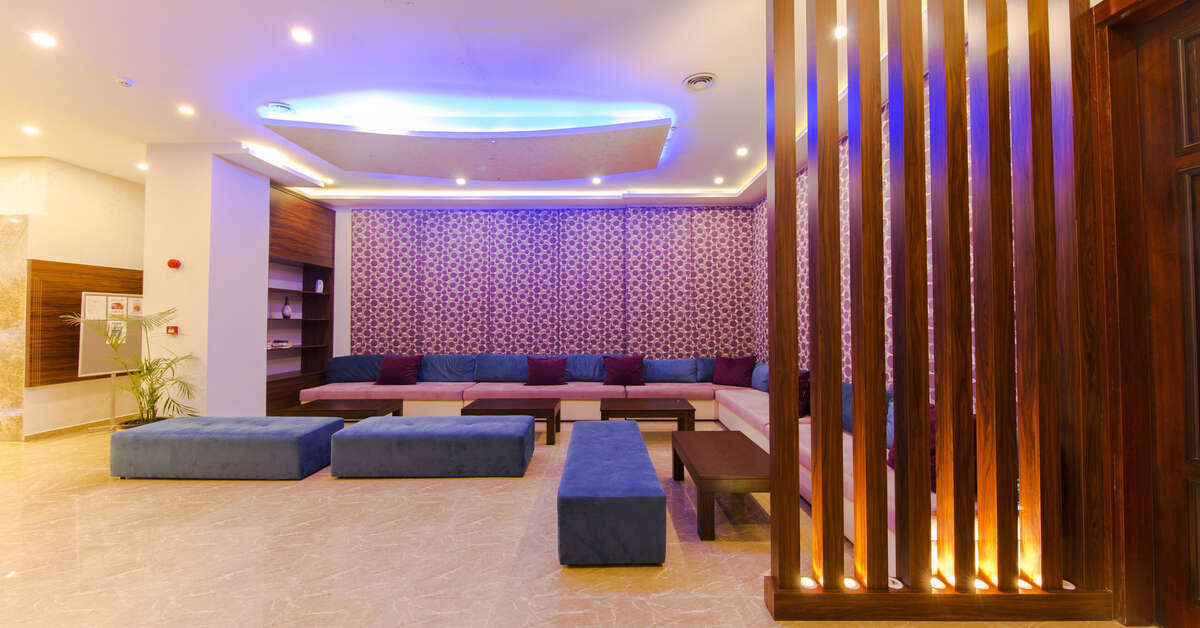 Een foto van het interieur van Maya World Park Hotel
