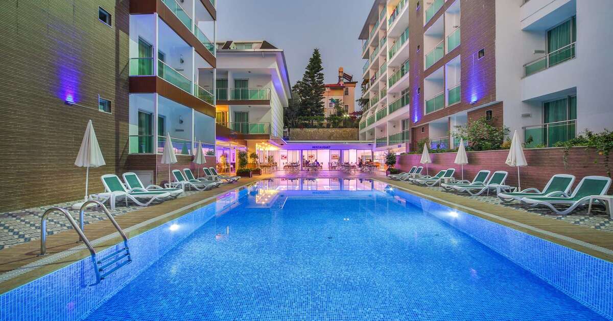 Een foto van het zwembad bij Kleopatra Atlas Hotel