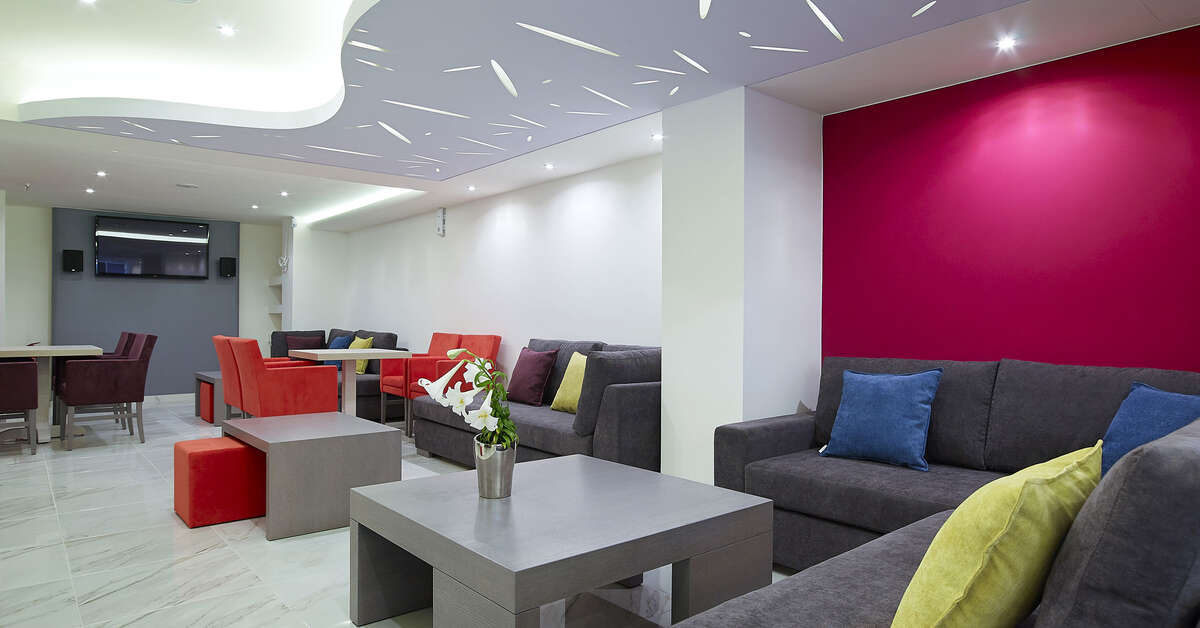 Een foto van het interieur van Mistral Bay