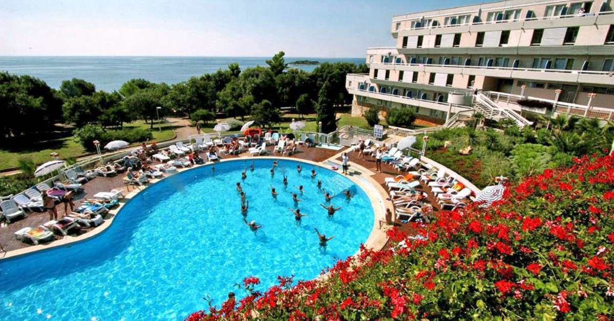 Een foto van het zwembad bij Hotel Delfin Plava Laguna