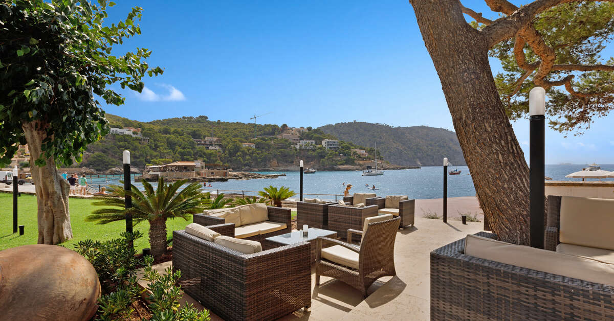 Ein Foto von der Terrasse im Alua Gran Camp de Mar
