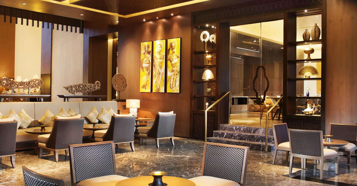 Een foto van het interieur van The Anvaya Beach Resort Bali