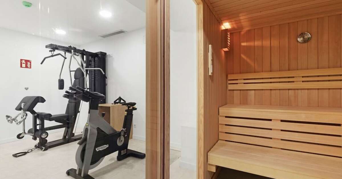 Een foto van de faciliteiten bij Hotel Sant Jordi