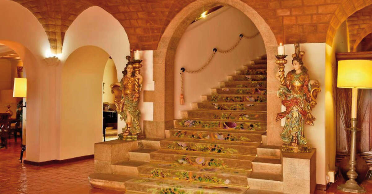 Een foto van het interieur van Fortaleza Do Guincho