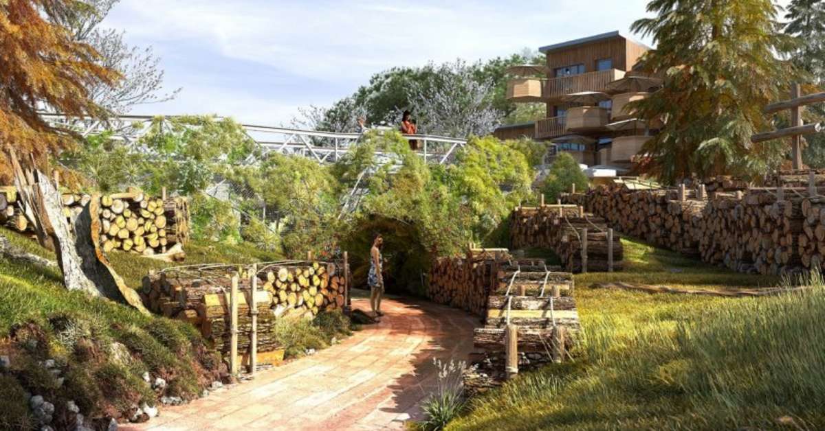 Een foto van het terras bij Center Parcs Villages Nature Paris