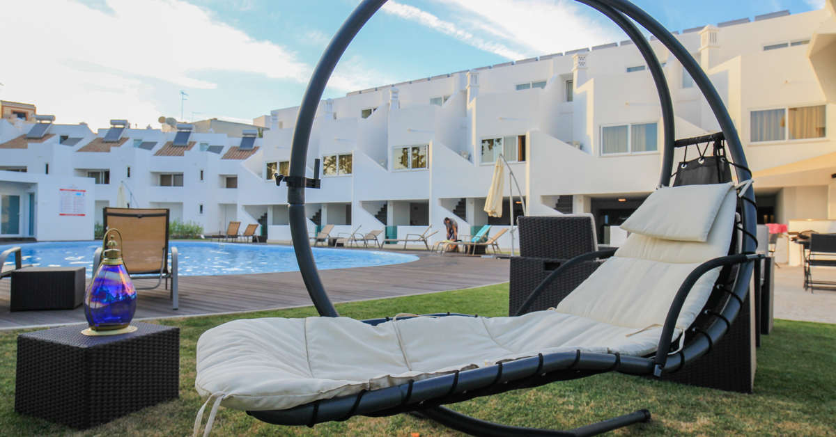 Een foto van het zwembad bij Hotel Lagoa