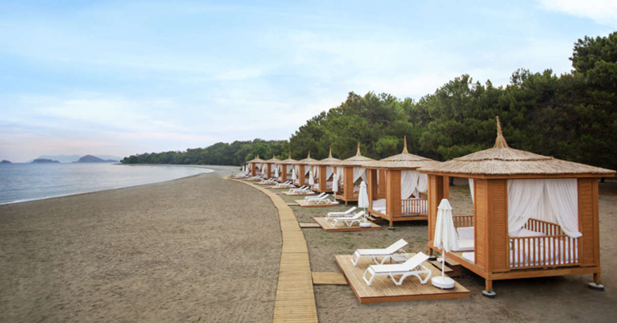 Een foto van het strand bij Akra Fethiye Tui Blue Sensatori