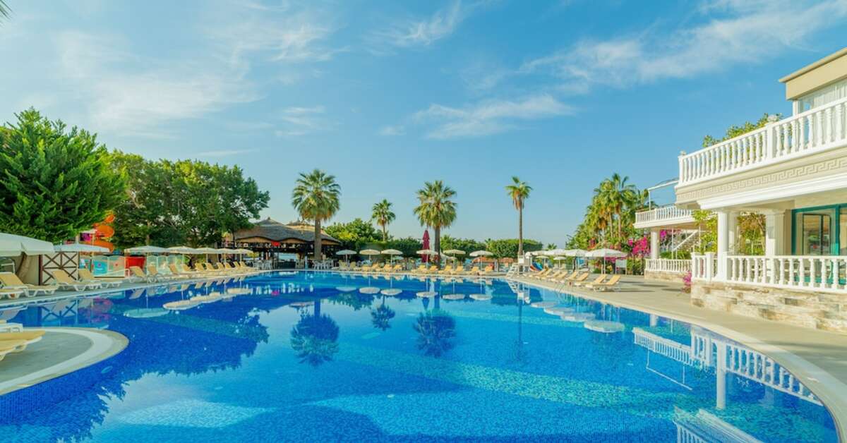 Ein Foto vom Pool im Justiniano Club Alanya