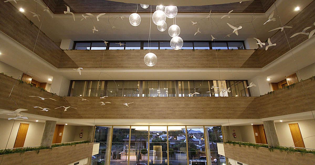 Een foto van het interieur van BG Hotel Rei del Mediterrani Palace