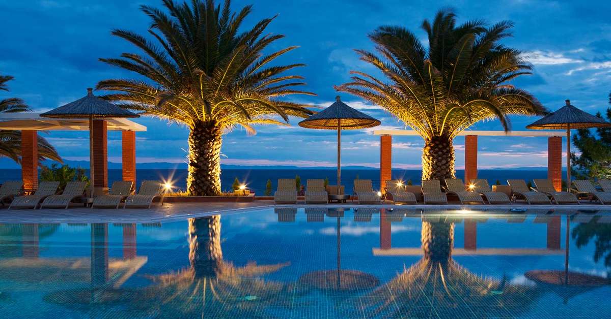 Een foto van het zwembad bij Alexandra Beach Thassos Spa Resort