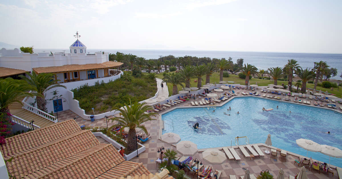 Een foto van het zwembad bij Lagas Aegean Village