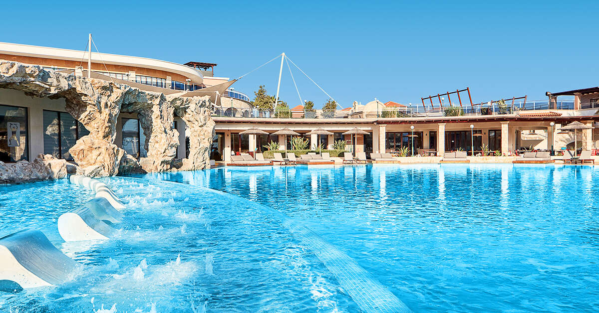 Een foto van het zwembad bij Atlantica Caldera Palace
