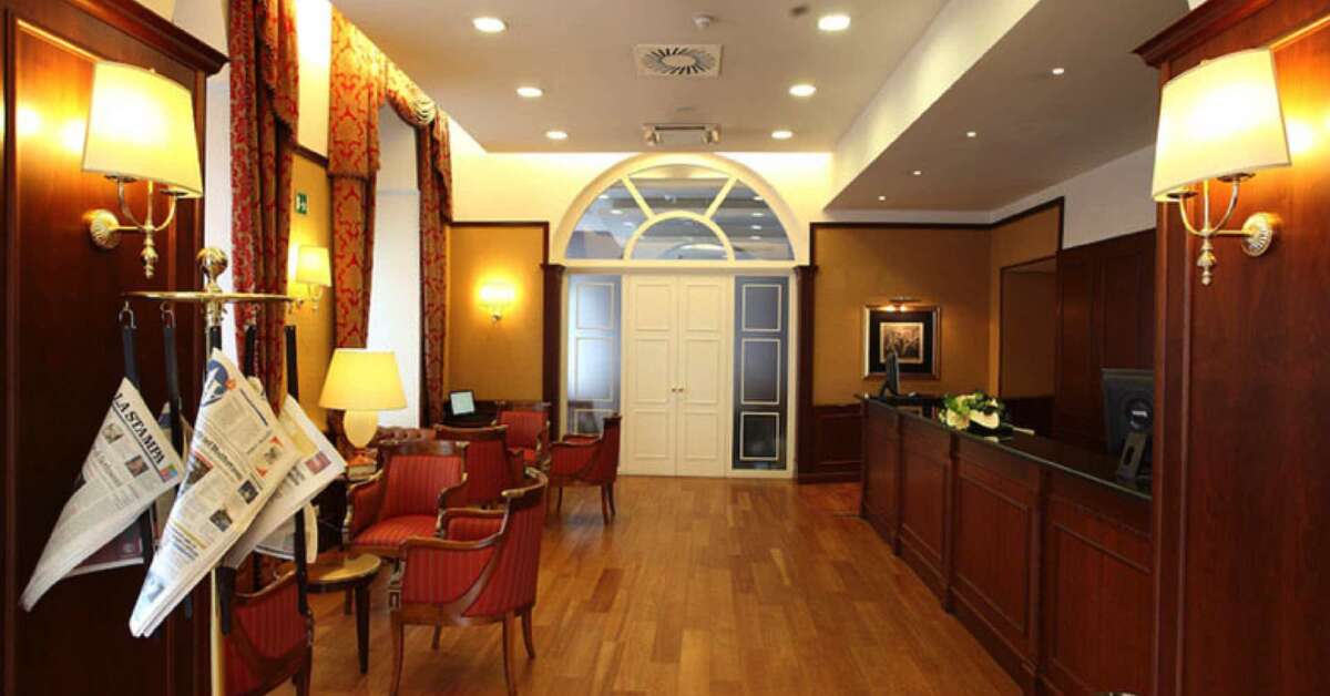 Ein Foto vom Innenbereich im Hotel Milton Roma