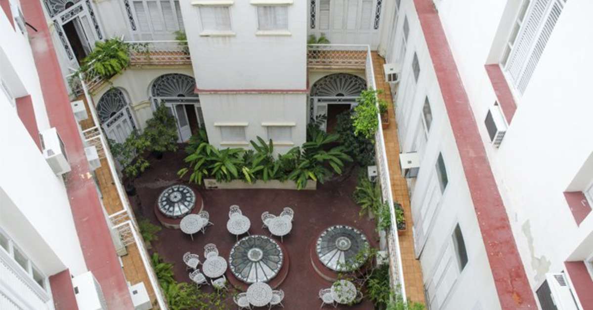 Ein Foto von den Einrichtungen im Hotel Plaza