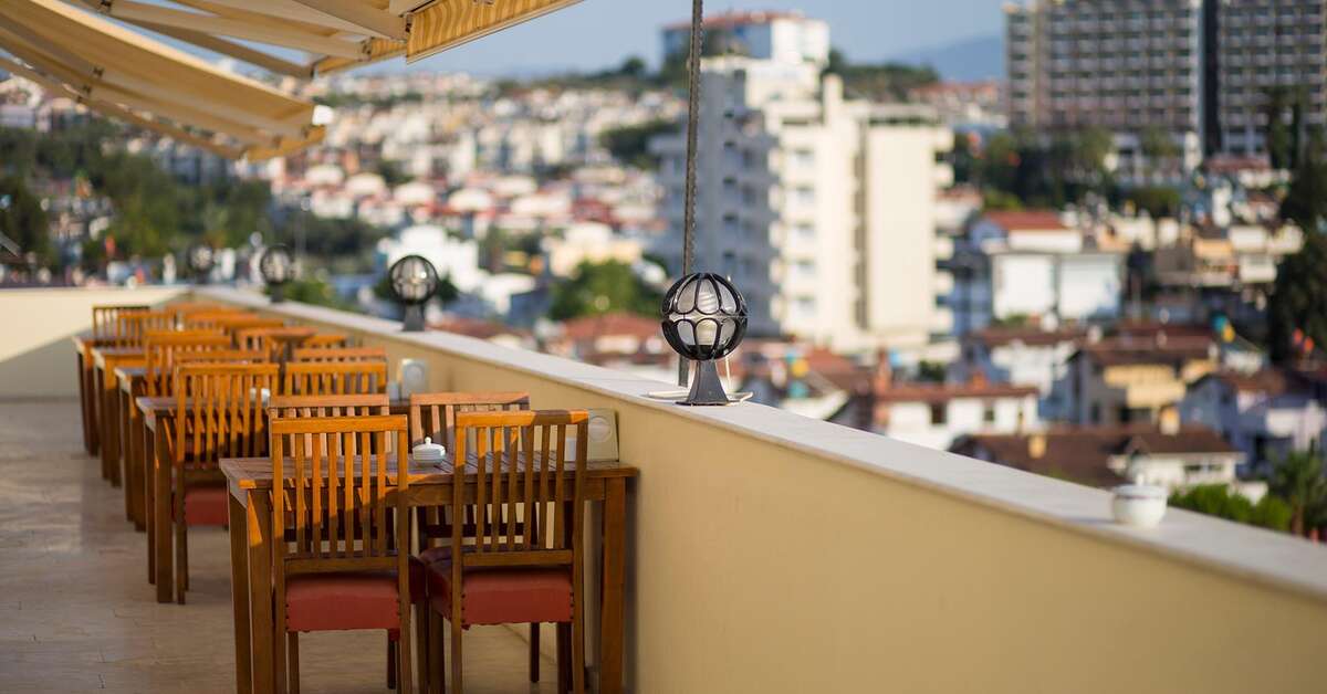 Ein Foto von den Einrichtungen im Tuntas Family Suites Kusadasi