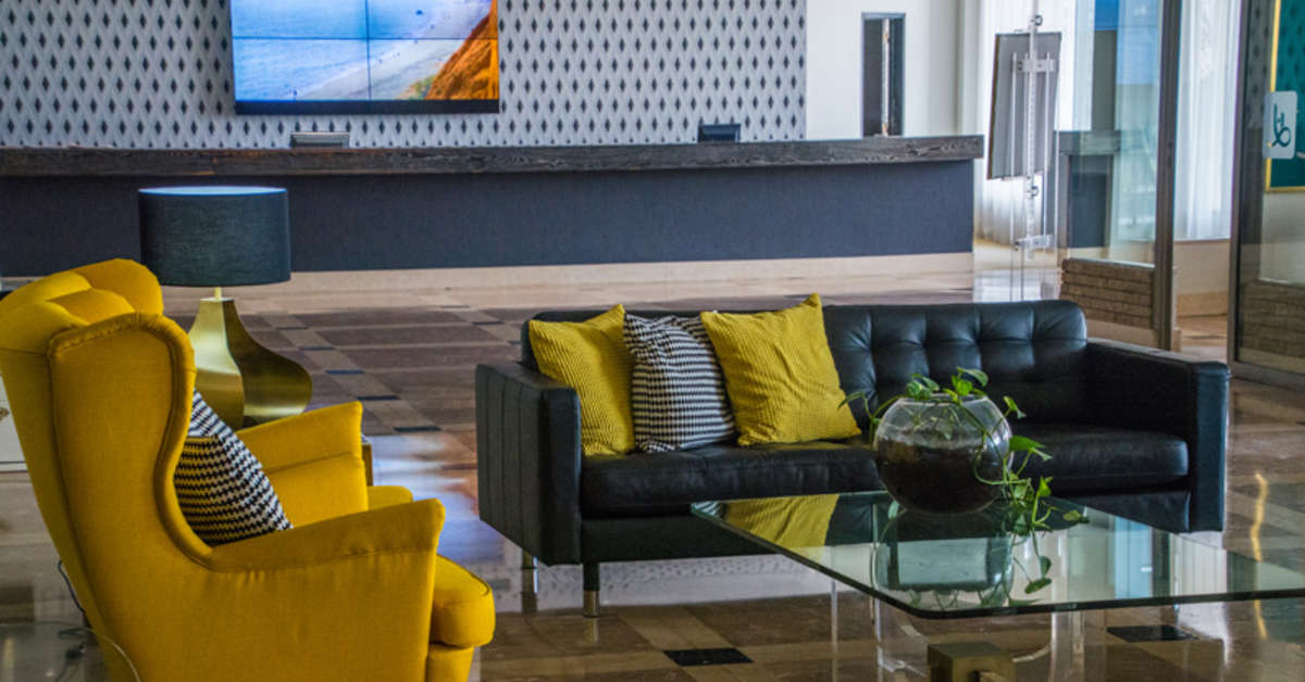 Een foto van het interieur van Luna Hotel da Oura