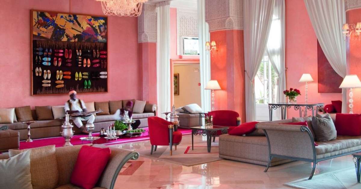 Een foto van het interieur van Sofitel Marrakech Lounge & Spa & Palais Imperial