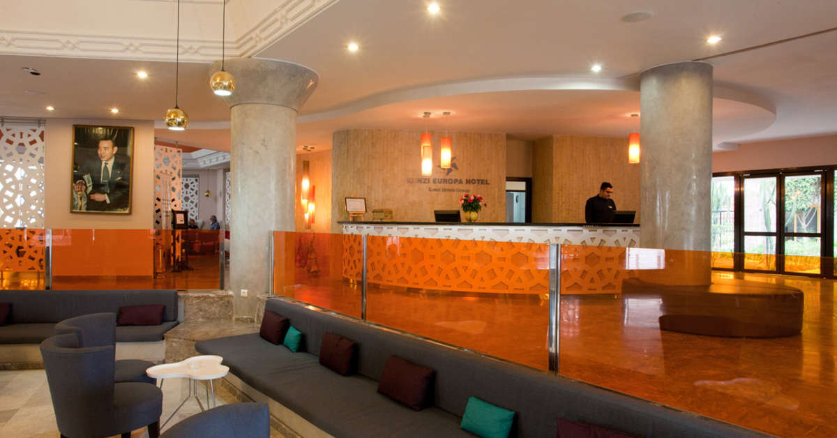 Een foto van het interieur van Kenzi Europa Hotel