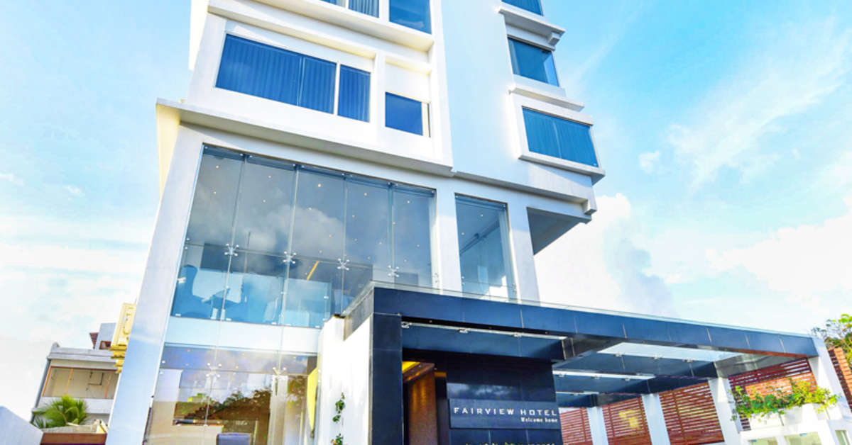 Een foto van de buitenkant van Tangerine Beach Hotel