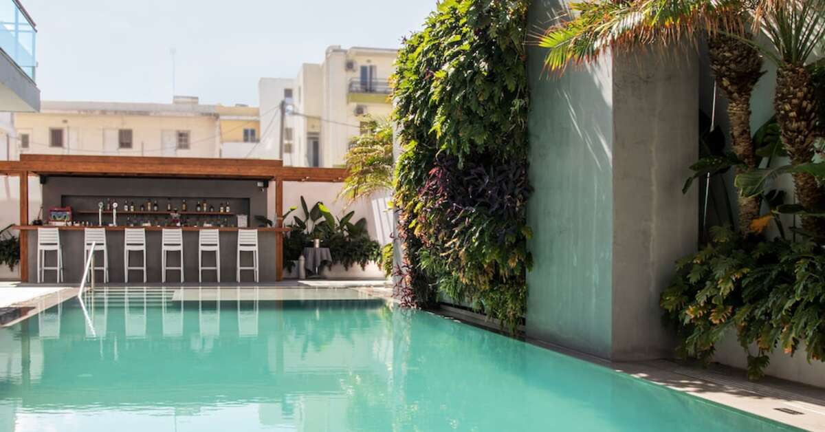 Ein Foto von einer Übersicht des Manousos City Hotel