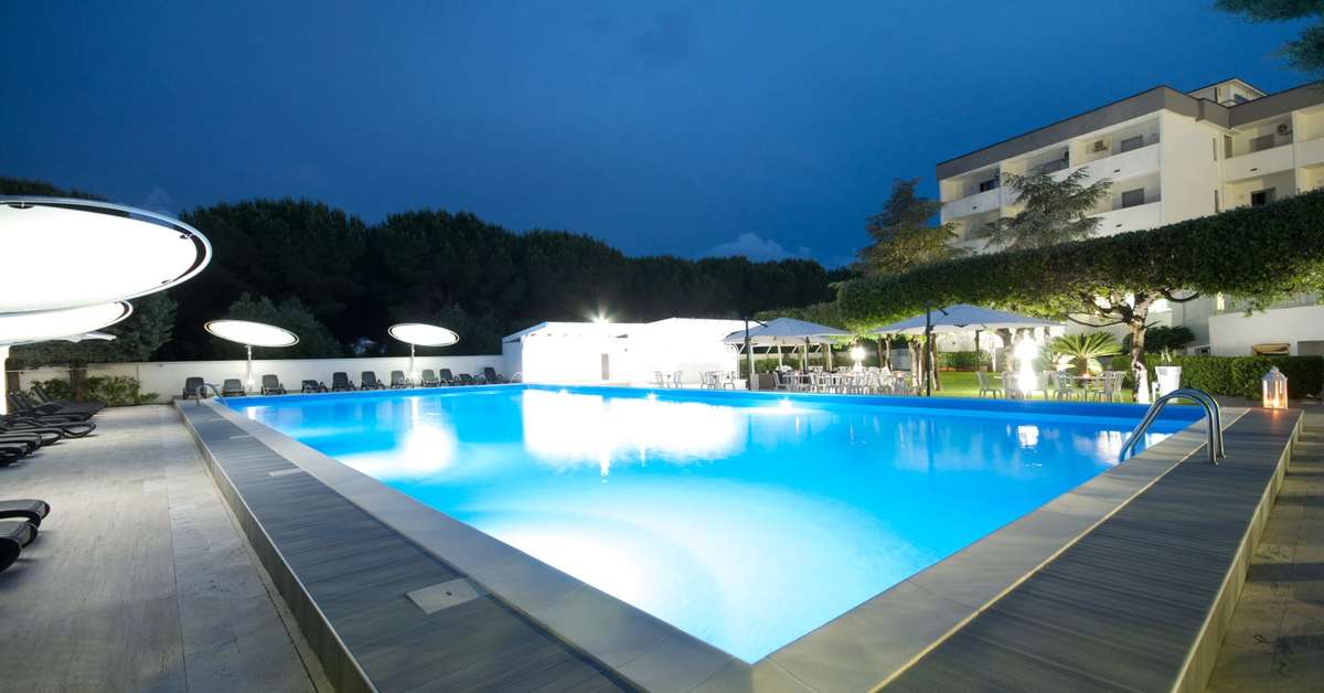 Een foto van het zwembad bij Hotel Le Palme Paestum