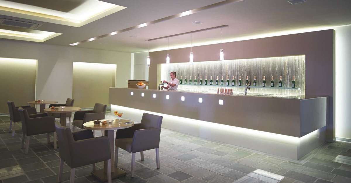 Een foto van het interieur van Porto Bello Beach