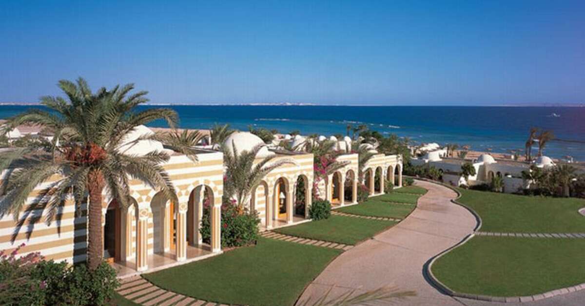 Ein Foto von der Außenansicht des The Oberoi Sahl Hasheesh