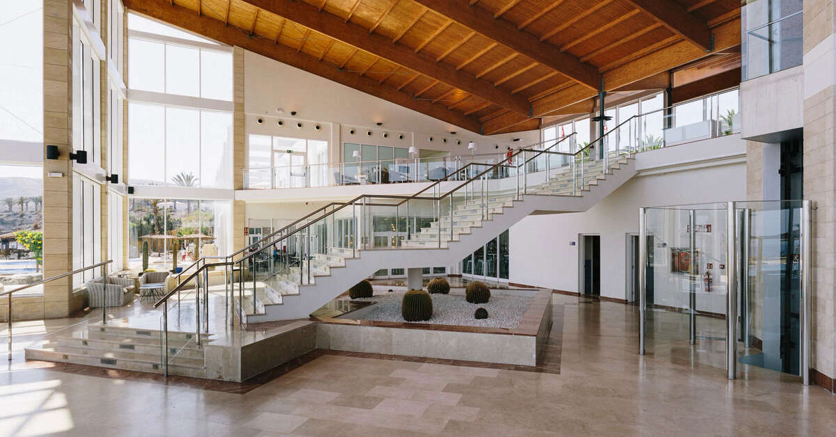 Een foto van het interieur van Alua Village Fuerteventura