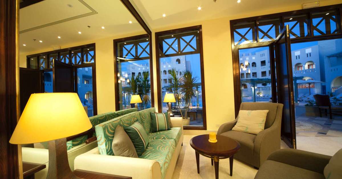 Een foto van het interieur van Fanadir Hotel El Gouna