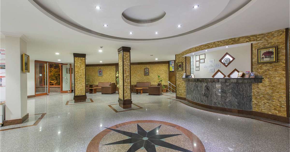 Een foto van het interieur van Rixos Beldibi