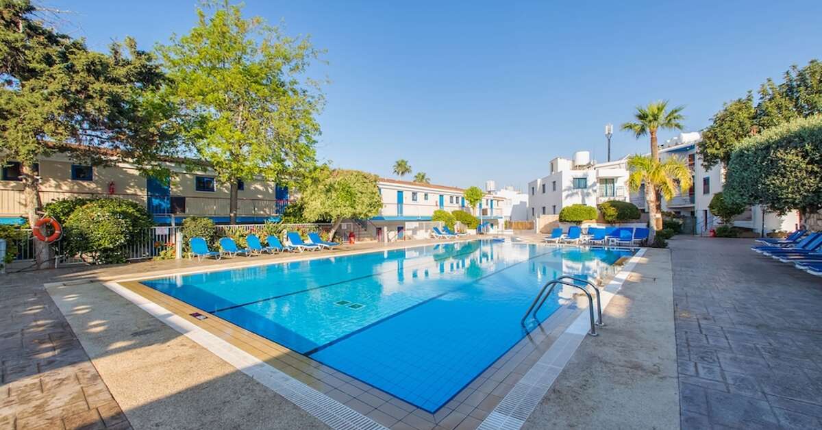 Een foto van het zwembad bij Green Bungalows Hotel & Appartementen