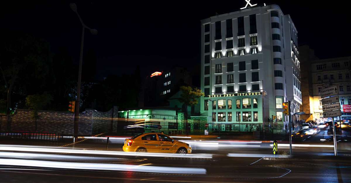 Een foto van de buitenkant van Rixos Pera Istanbul