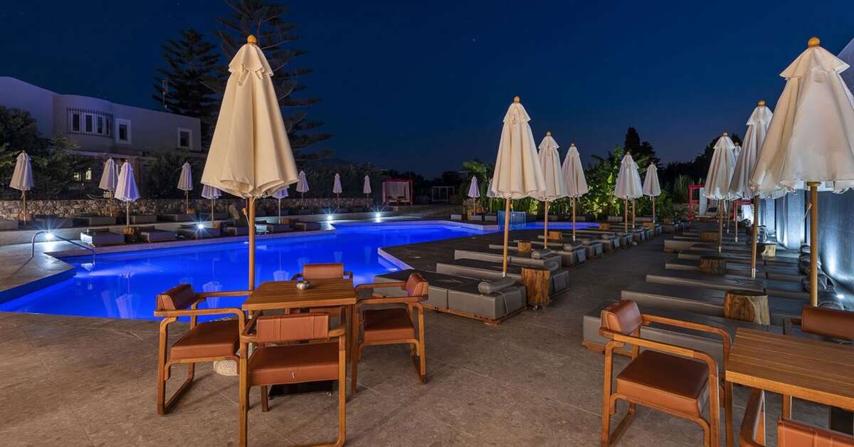 Ein Foto vom Pool im Diamond Boutique Hotel