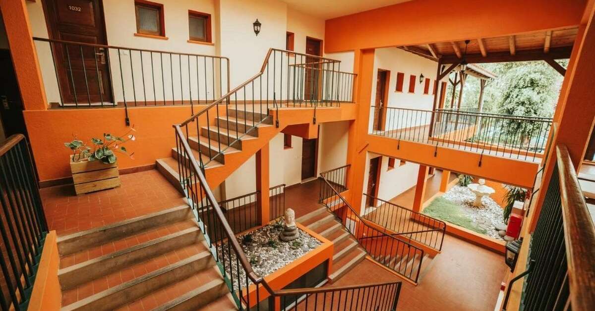 Ein Foto vom Innenbereich im Hotel Alpino Atlantico