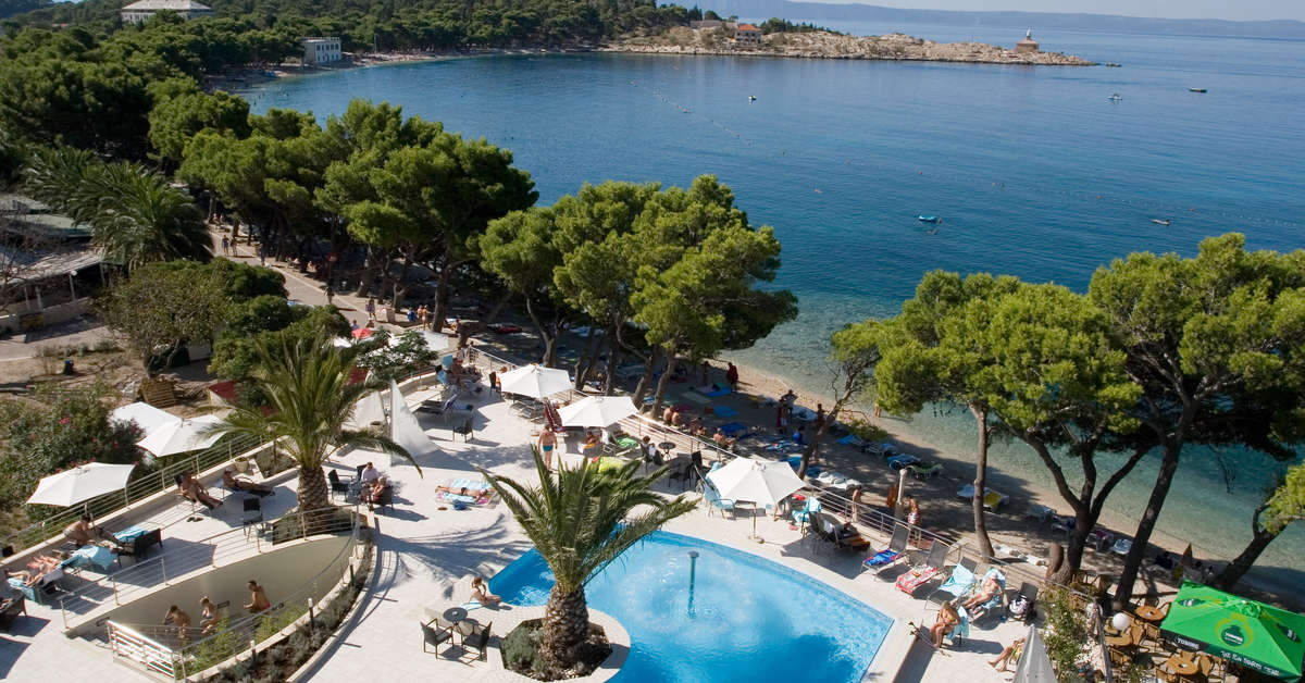 Een foto van het zwembad bij Hotel Park Makarska